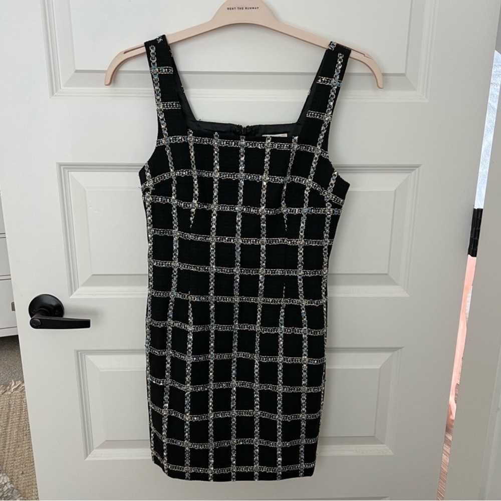 Jason Wu Black and White Checkered Mini Dress
